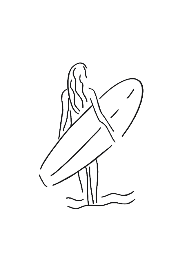 Surfeuse de Biarritz