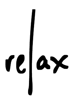 Calligraphie de Relax