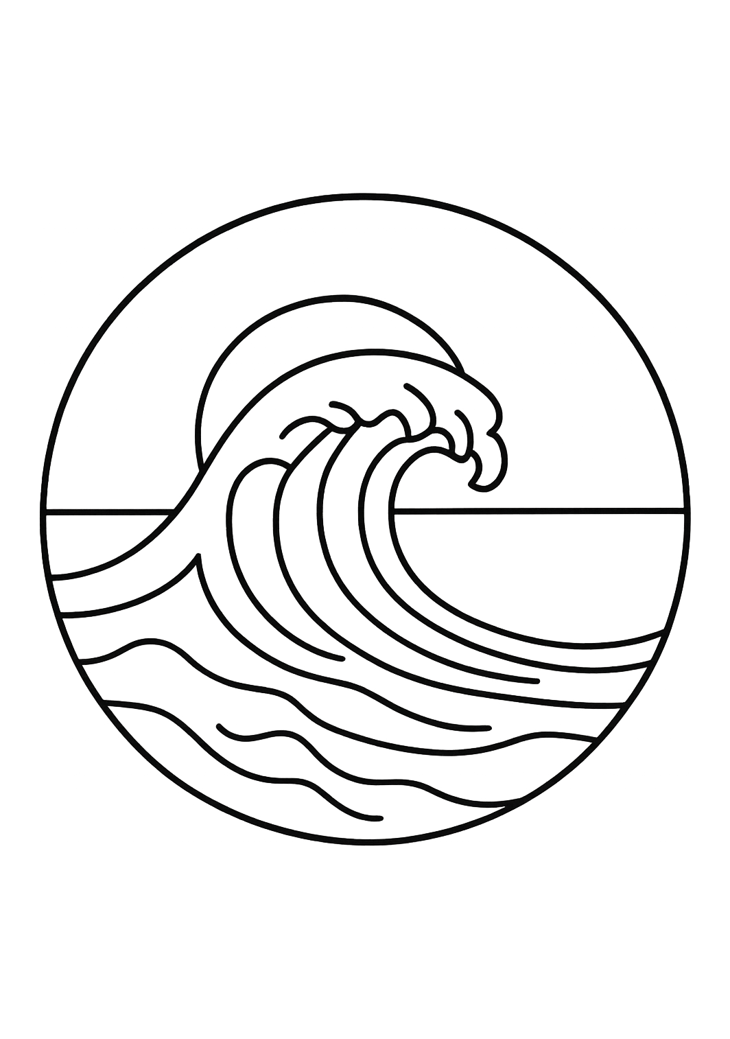 Vague de Kanagawa de l’Île d’Izu