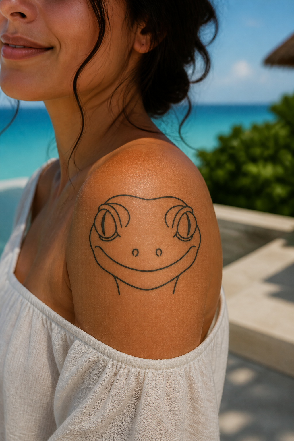 Gecko des Maldives